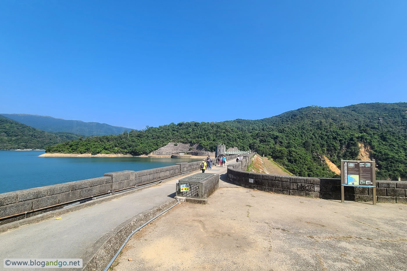 Shing Mun Redoubt - Facing North East From Memorial Plaque